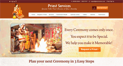 Desktop Screenshot of priestservices.com